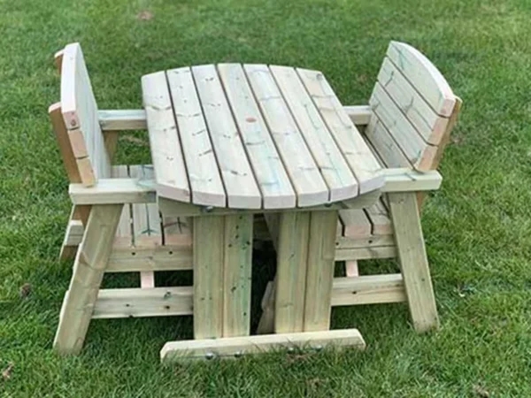 wooden dining table