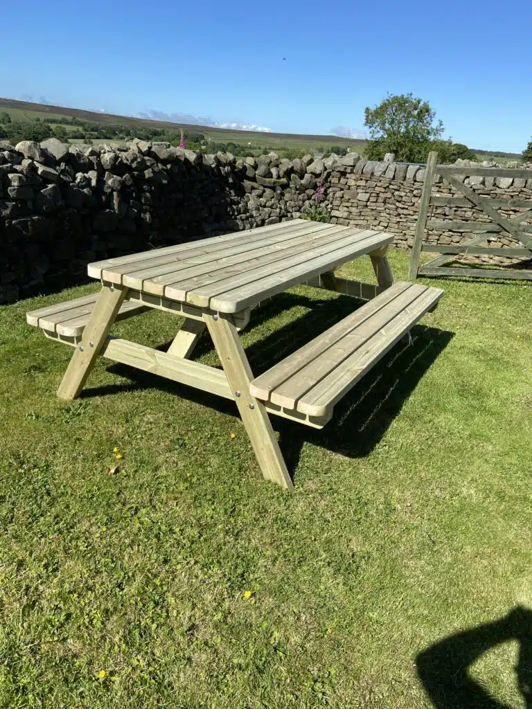 long a-frame picnic table