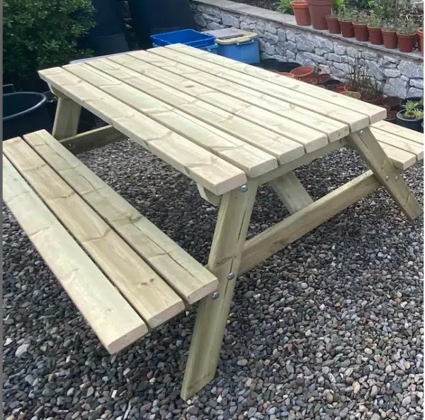 a-frame picnic table