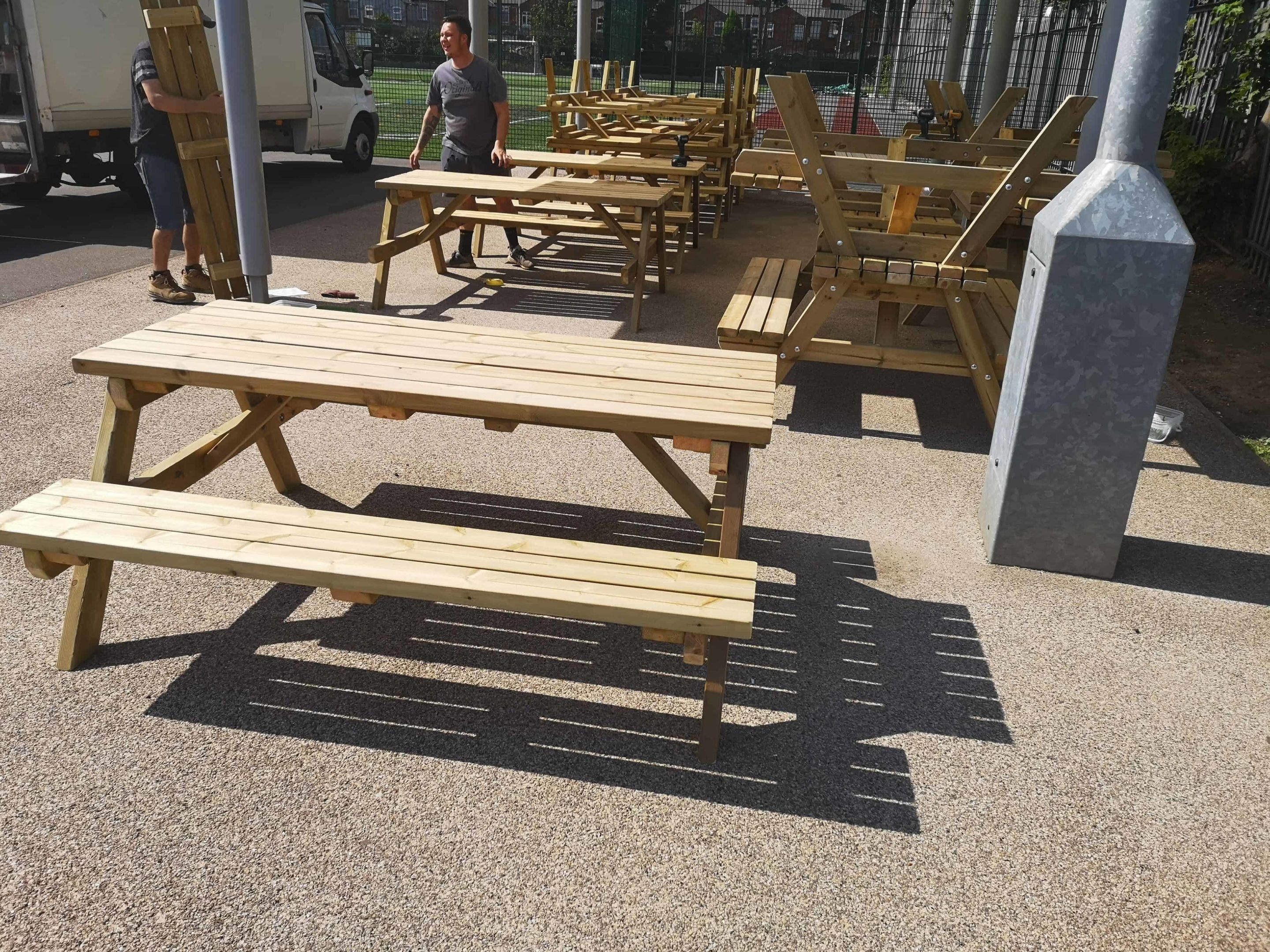 Outdoor Four Seater Wooden Coffee Table Suppliers Uk Made