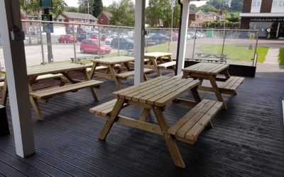 Improve Social Distancing With Our Pub Picnic Tables And Benches