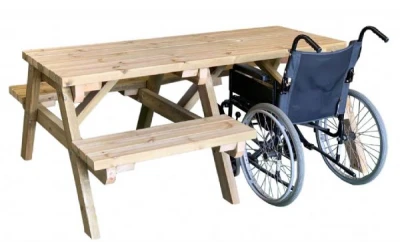 We wheely love our wheelchair accessible picnic tables