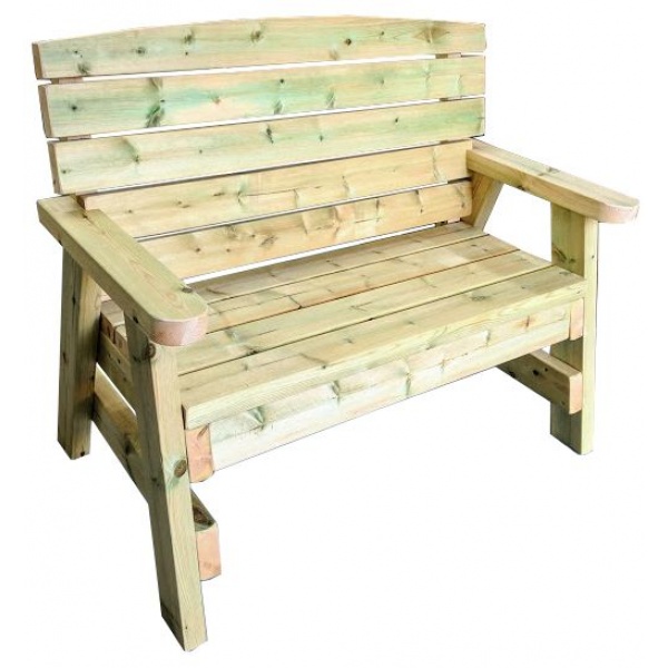 Wooden Two-Seater Garden Bench | Quality Outdoor Benches