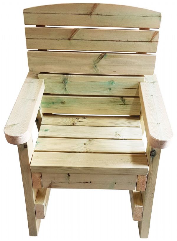 Garden chair made from Swedish redwood