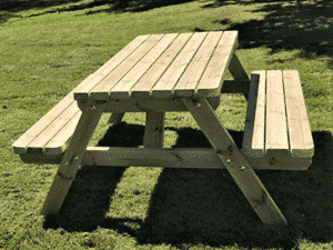 mg timber picnic table