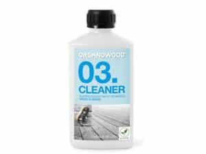 bottle of organowood cleaner