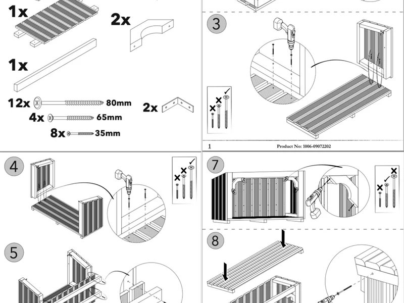 medium sized wooden log store for garden