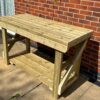 Indoor & Outdoor Wooden Workbench - Image 8