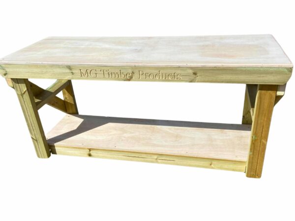 Wooden Workbench With Hardwood Ply Worktop - Image 4
