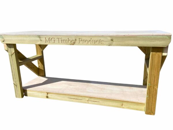 Wooden Workbench With Hardwood Ply Worktop - Image 5