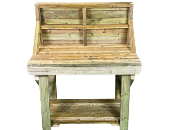 Indoor & Outdoor Wooden Workbench With Backboard - Image 7