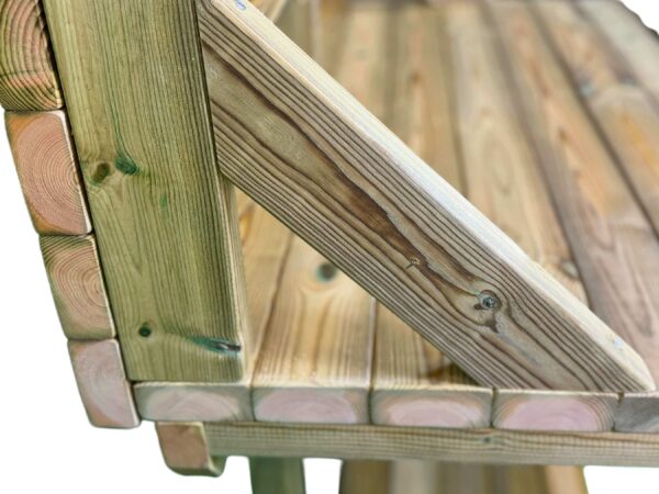Indoor & Outdoor Wooden Workbench With Backboard - Image 10