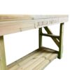 Indoor & Outdoor Wooden Workbench With Backboard - Image 11