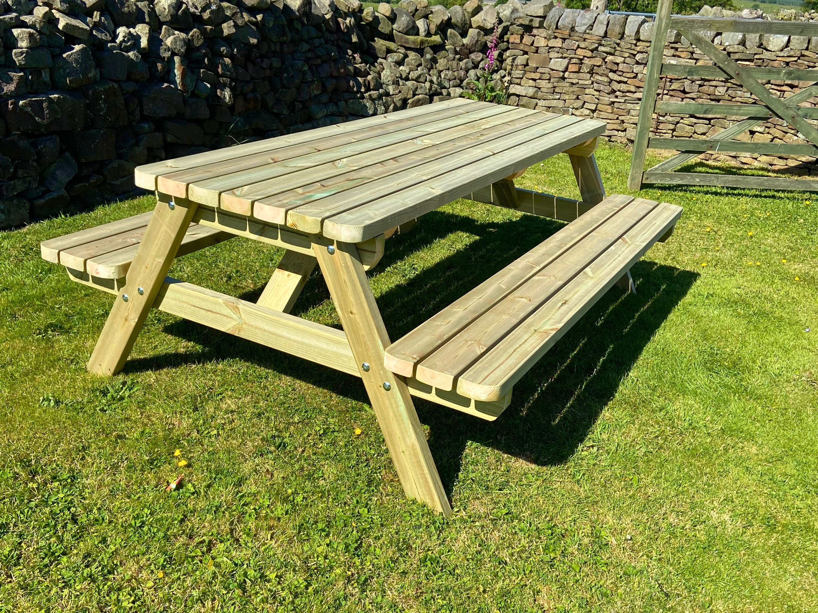 Traditional A-Frame Picnic Table - Image 2