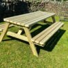 Traditional A-Frame Picnic Table - Image 2