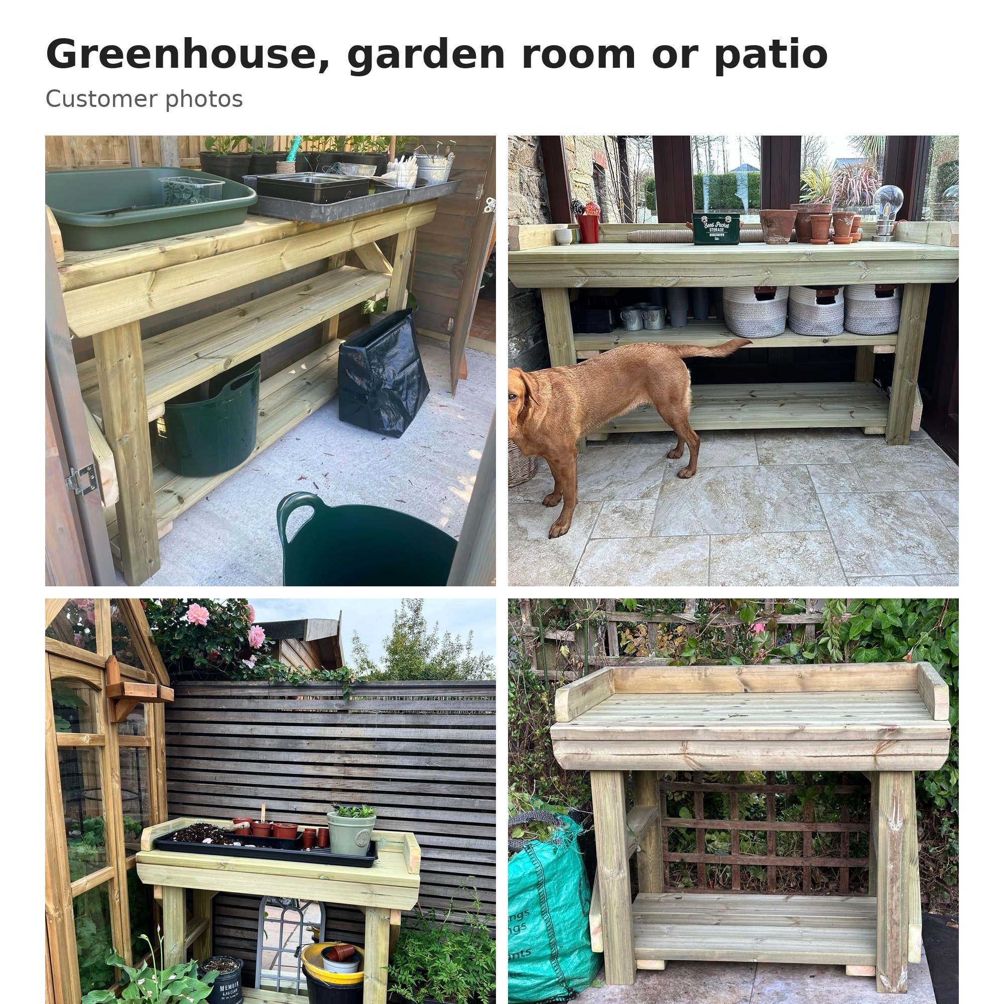 Wooden Potting Table - Image 6