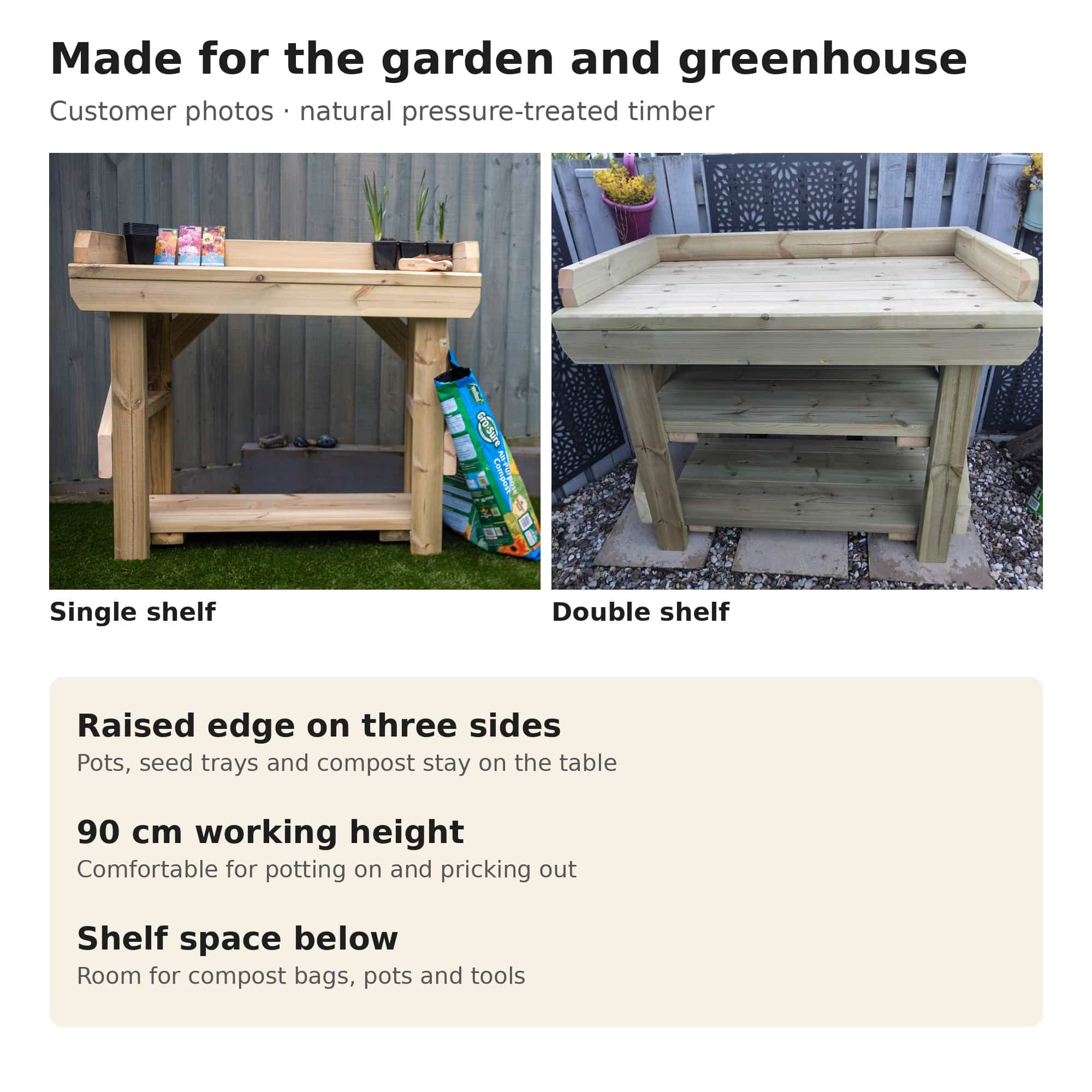 Wooden Potting Table - Image 8