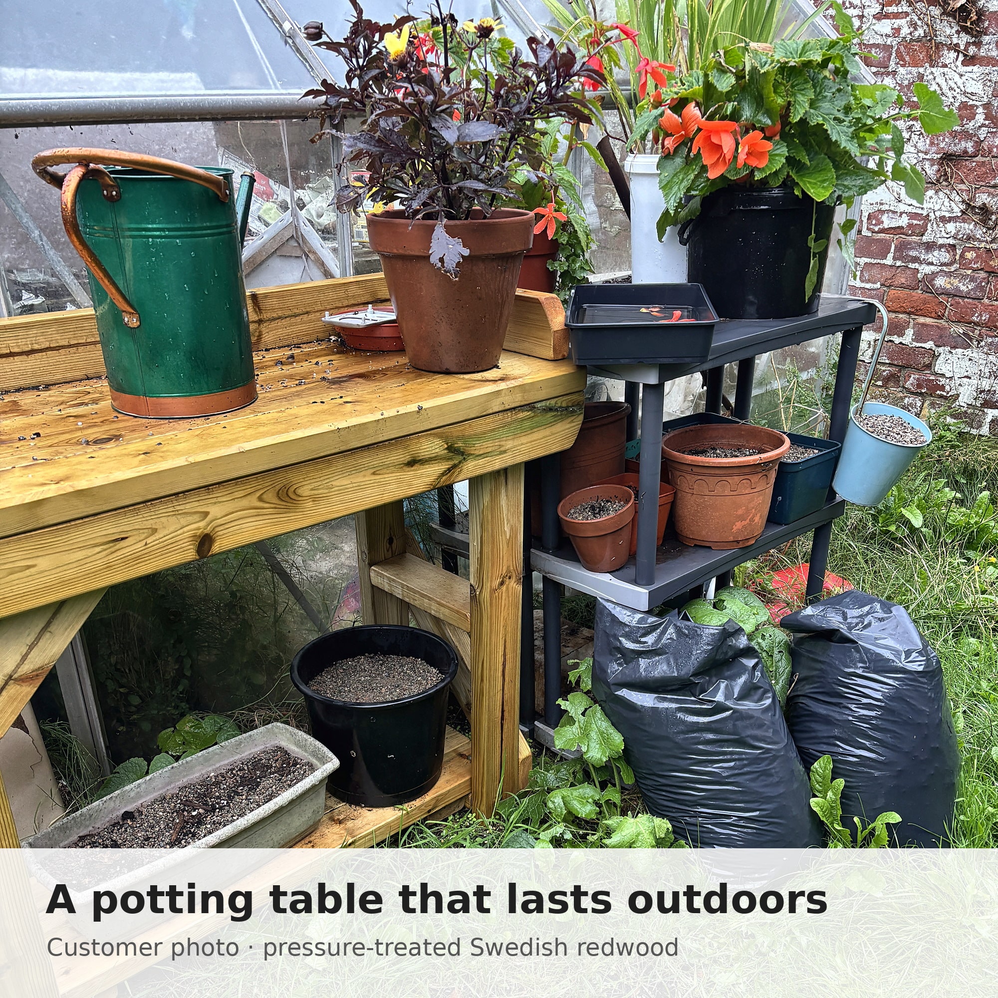 Wooden Potting Table - Image 2