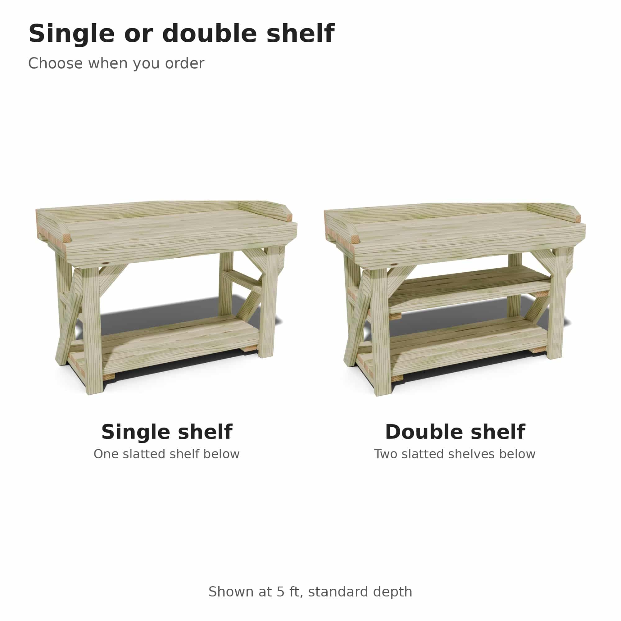 Wooden Potting Table - Image 5